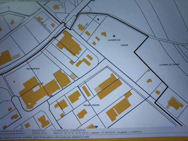 Terrain bâtissable à vendre   de 5790 m2  SEMUR EN AUXOIS (21)