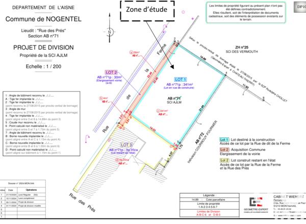 Terrain à vendre 350 m² Nogentel