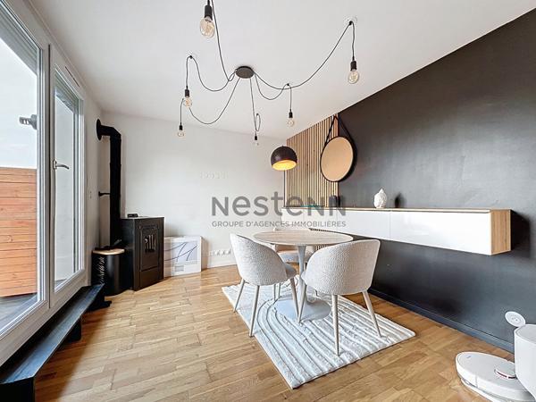 À vendre : Appartement de 4 pièces à VALENTON avec terrasses et jardin.