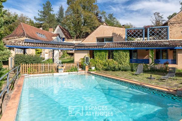 Maisons d’architecte lovées en coeur de nature et leurs étangs