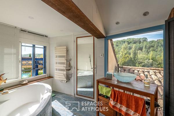 Maisons d’architecte lovées en coeur de nature et leurs étangs