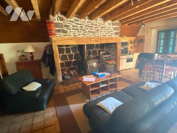 A vendre à Drignac commune d'Ally (CANTAL), dans un hameau verdoyant, au calme avec une jolie v...