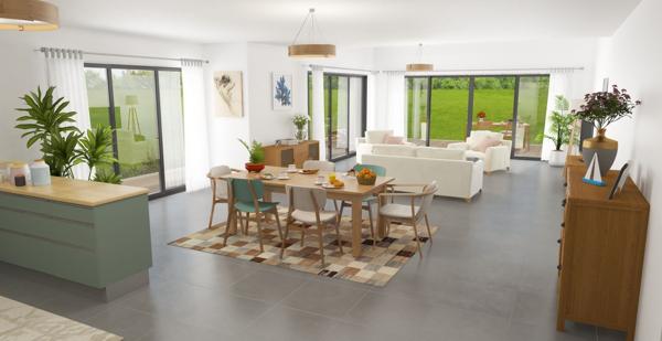 Terrain + Maison à vendre 6 pièces - 230 m²