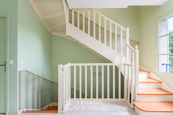 Maison de ville moderne avec véranda et jardin dans le triangle d’Or de Rambouillet