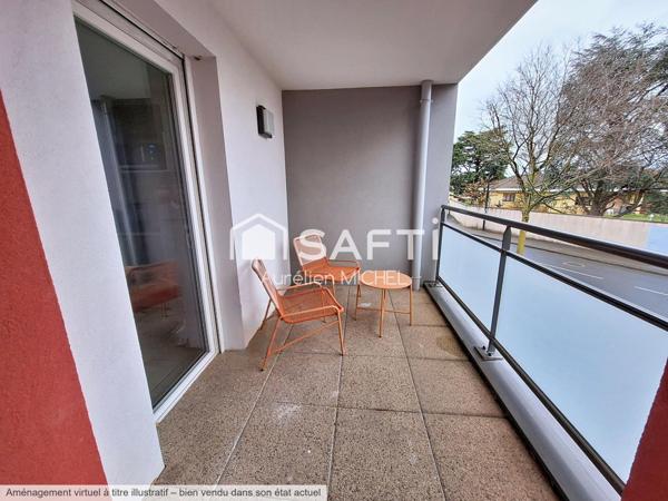 Appartement de 52m² avec terrasse en plein centre