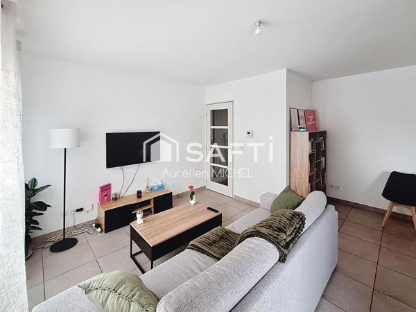 Appartement de 52m² avec terrasse en plein centre