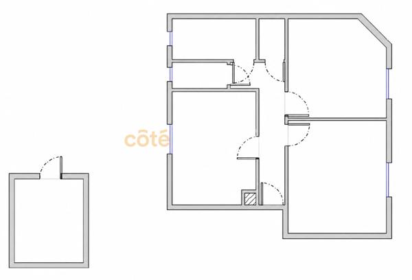 Vente
                Appartement43 m² - 2 Pièces -
                    PARIS (75011)