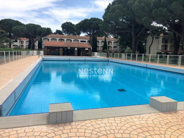 Appartement dans résidence avec piscine proche des plages à Argeles Sur Mer 3 pièce(s) 38 m2