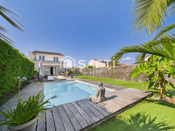 Parempuyre – Maison récente 137 m² avec piscine, 4 chambres et terrasses