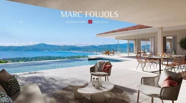 Grimaud/Beauvallon – luxueuse villa neuve avec vue sur le Golfe de Saint-Tropez