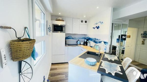 CARNAC : appartement vue mer avec parking sécurisé et cave