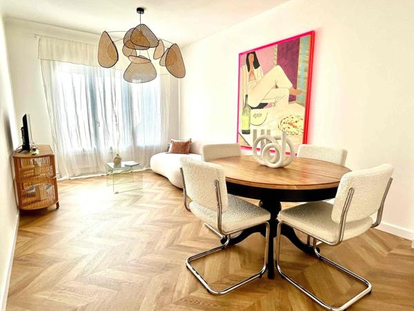 Appartement 3 pièces meublé et rénové