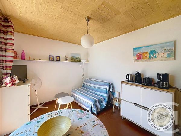 Appartement F2 à vendre  2 pièces - 25,35 m 2   LE BARCARES  - 66