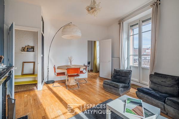 Grenoble L’Élégance de l’Ancien 80 m² Lumineux et Vue Dominante