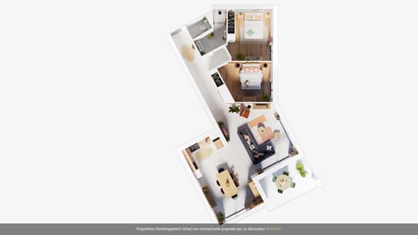 APPARTEMENT T3 - RdC - 86 m² avec Jardin - Programme Neuf