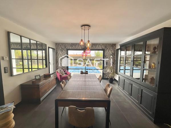 Maison contemporaine de plain-pied- aucun travaux-cadre paisible