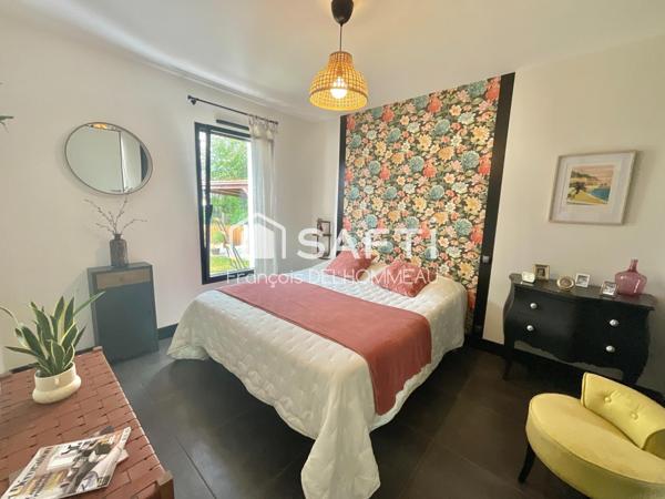 Maison contemporaine de plain-pied- aucun travaux-cadre paisible