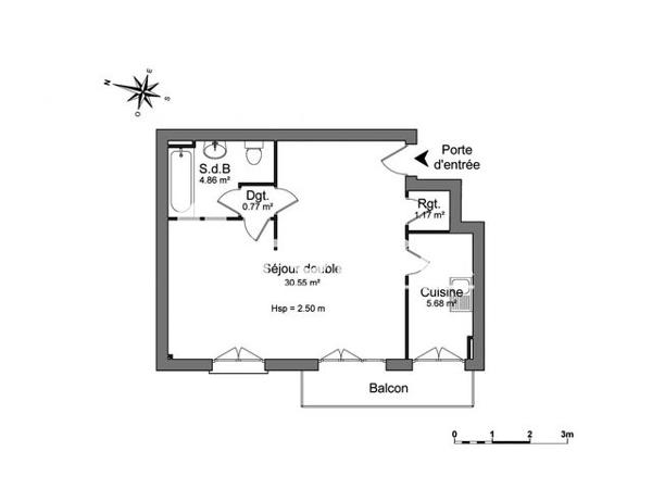 Location Studio 43 m² - 25 RUE CIRCULAIRE Le Vesinet 78110