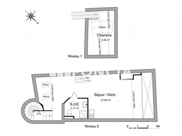 Location Appartement 2 pièces 35.51 m² - 10 RUE DE PARIS Thionville 57100