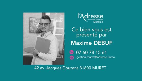 A LOUER - Appartement Eaunes T1 Bis 40.92 m2