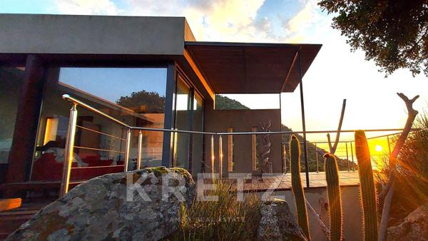 Corbara – Villa contemporaine avec vue mer exceptionnelle