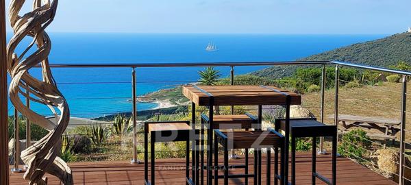 Corbara – Villa contemporaine avec vue mer exceptionnelle