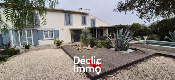 Vente Aigues mortes, 180m² 5 pièces 649 000€ avec piscine avec garage