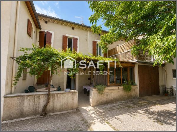 Ensemble immobilier maison + immeuble + terrain