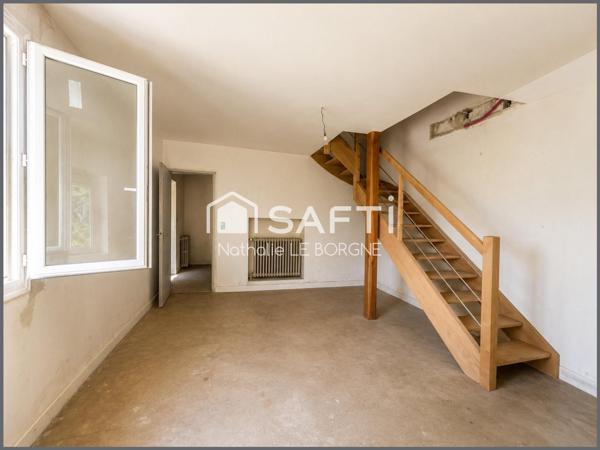 Ensemble immobilier maison + immeuble + terrain