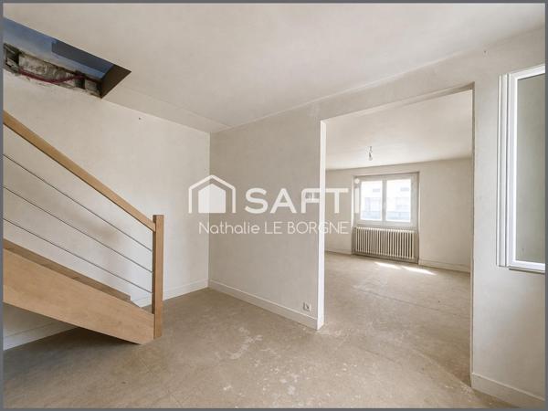 Ensemble immobilier maison + immeuble + terrain