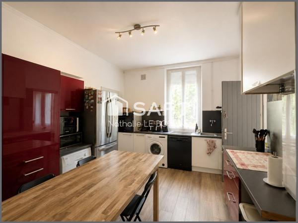 Ensemble immobilier maison + immeuble + terrain