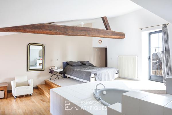 Duplex de caractère en centre ville.