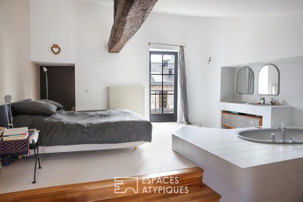 Duplex de caractère en centre ville.