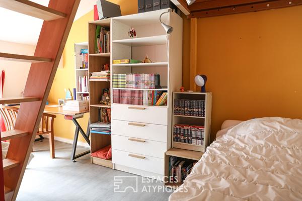 Duplex de caractère en centre ville.