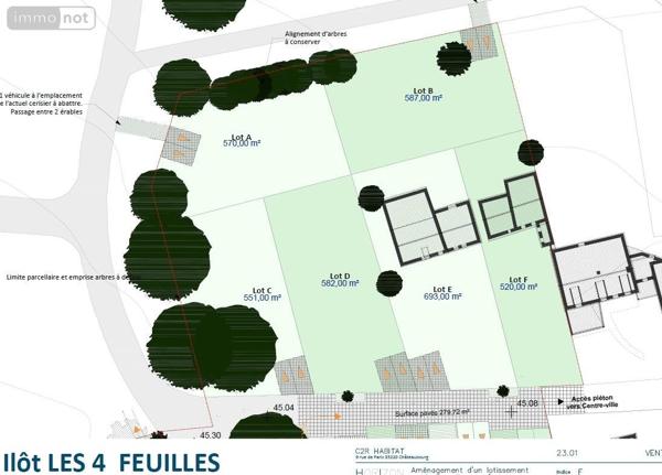 Terrain à Batir à vendre à Châteaubourg en Ille-et-Vilaine (35220), ref : 35117/969