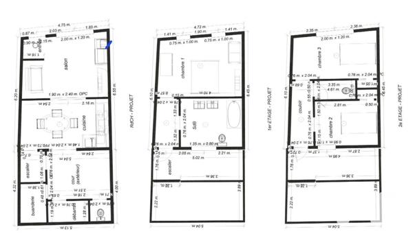 Maison à vendre 3 pièces 70 m² Villemur-sur-Tarn