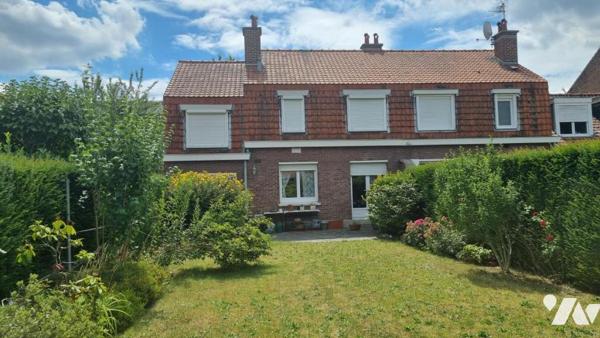 CROIX maison 95 m² sur 274 m² 4 chambres garage et jardin