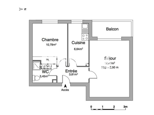 Location Appartement 2 pièces 42 m² - 1 BIS CHEMIN DES PIERRODINS Fontaine Les Dijon 21121