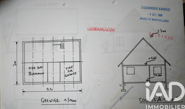 Terrain à vendre 1 100 m² Montivilliers