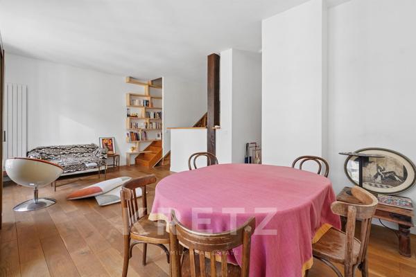 Paris XIe – Triplex en dernier étage avec terrasse