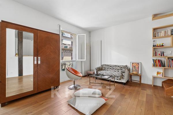 Paris XIe – Triplex en dernier étage avec terrasse