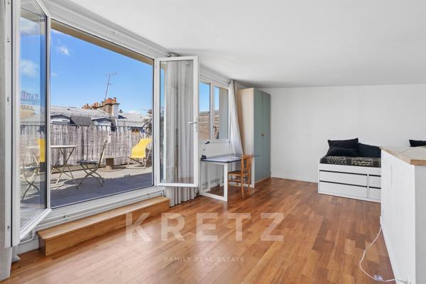 Paris XIe – Triplex en dernier étage avec terrasse