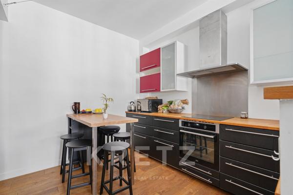 Paris XIe – Triplex en dernier étage avec terrasse