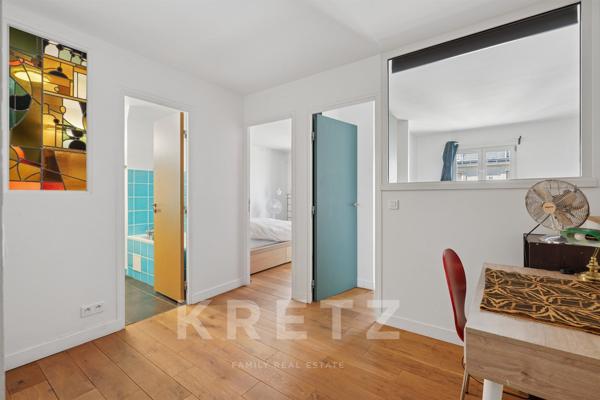 Paris XIe – Triplex en dernier étage avec terrasse