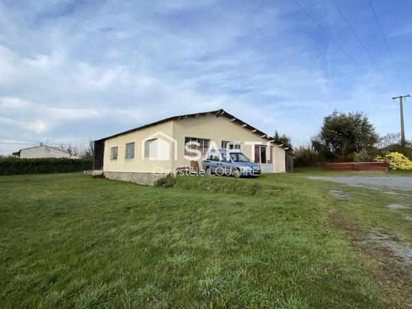 Hangar de 200m²  sur Terrain constructible 2644m²