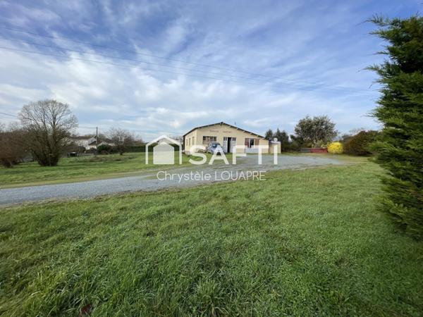 Hangar de 200m²  sur Terrain constructible 2644m²