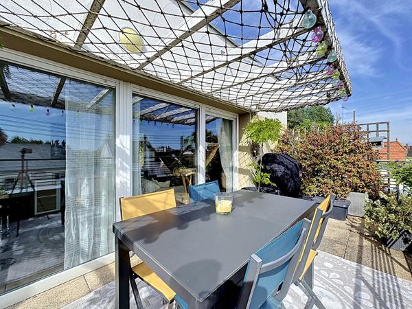 TOURS CHEVALERIE -DUPLEX -T4-TERRASSE-STATIONNEMENT
