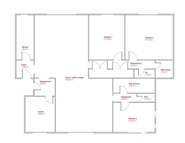 Appartement à vendre 5 pièces 120 m² Bougival