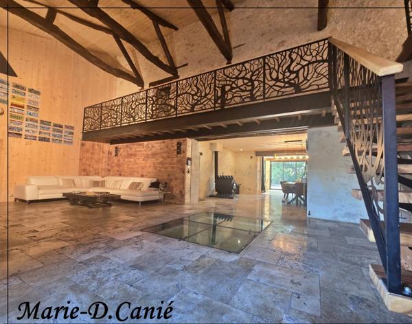 Domaine de prestige avec maison, gîte et dépendances, dans le Nord du Gers, à La Romieu, aux portes des Landes et du Lot-et-Garonne.