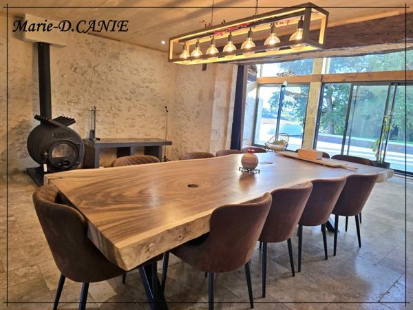 Domaine de prestige avec maison, gîte et dépendances, dans le Nord du Gers, à La Romieu, aux portes des Landes et du Lot-et-Garonne.